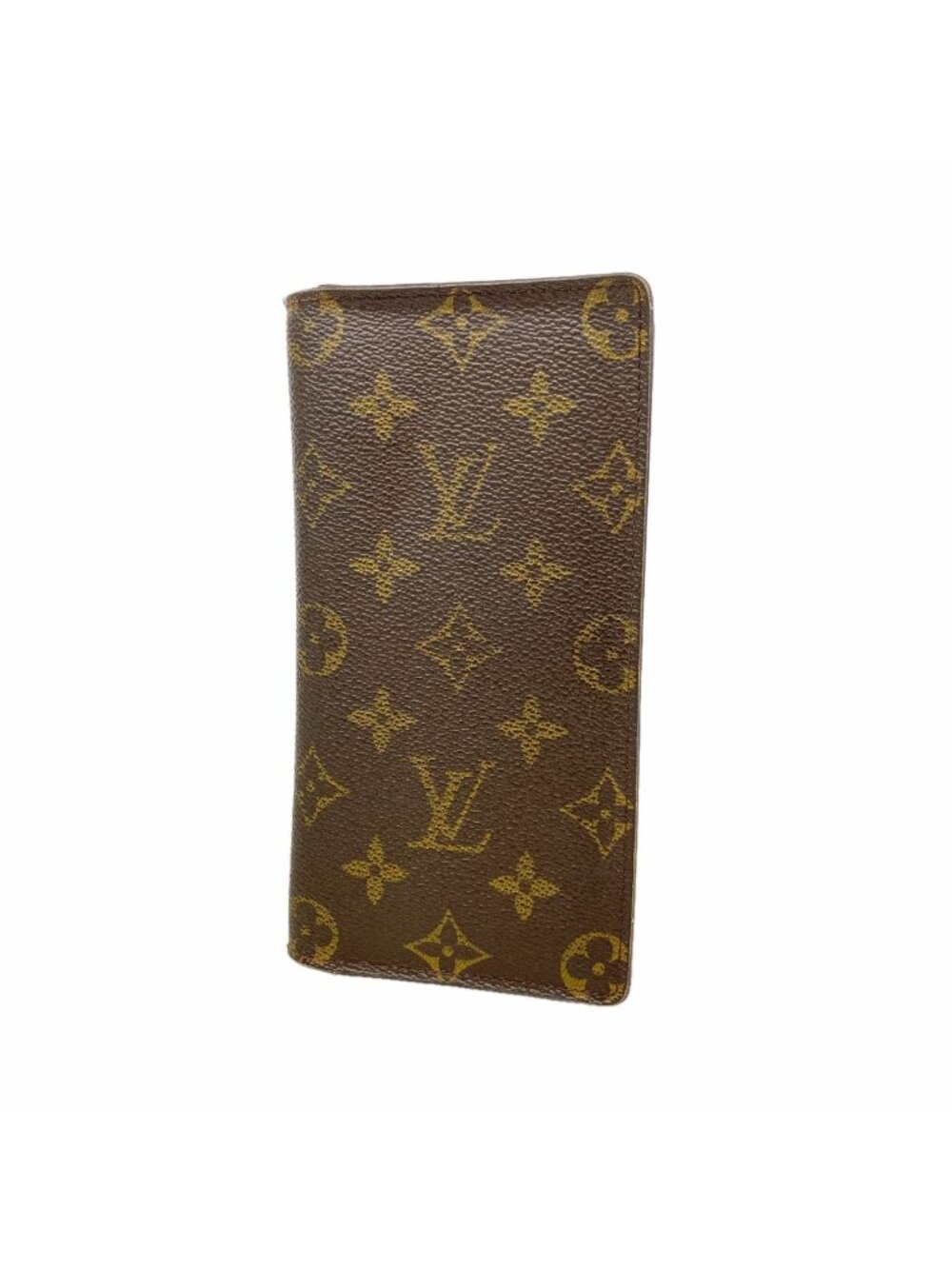 Louis Vuitton Billfold Monogram Porte Valeurs Cartes Credit Brown Wallet
